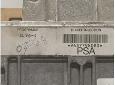 Recambio de centralita motor uce para peugeot 406 berlina (s1/s2) 1.9 turbodiesel cat referencia OEM IAM 9637798080 SL96-4  2