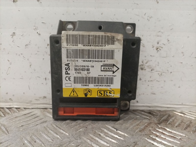 Recambio de centralita airbag para citroen c5 break 2.0 hdi sx referencia OEM IAM 9648403180  