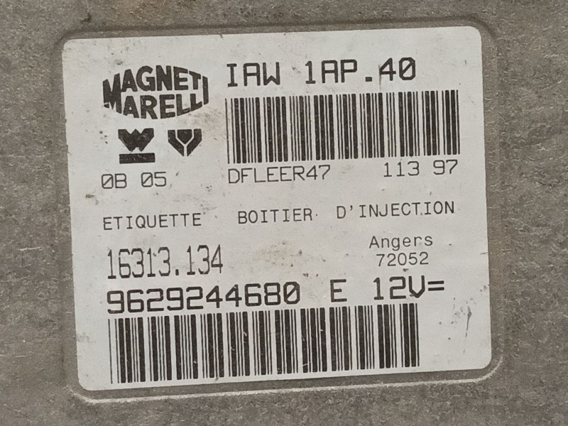 Recambio de centralita motor uce para citroen zx 1.4 referencia OEM IAM 9629244680E  