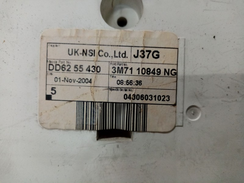 Recambio de cuadro instrumentos para mazda 2 berlina (dy) referencia OEM IAM 3M7110849NG  