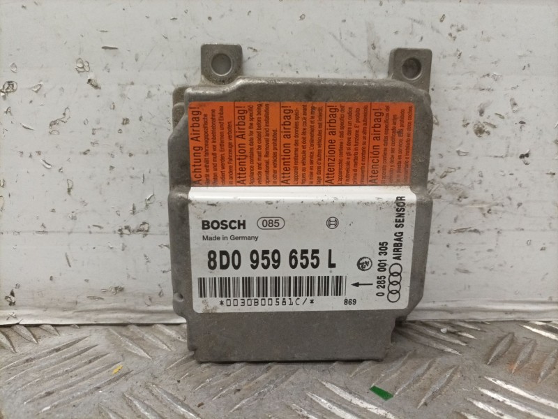 Recambio de centralita airbag para audi a4 berlina (b5) 1.9 tdi referencia OEM IAM 8D0959655L 0285001305 