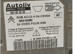 Recambio de centralita airbag para citroen berlingo 1.9 diesel referencia OEM IAM 603602500 9653190880  2