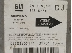 Recambio de centralita airbag para opel vectra b berlina comfort referencia OEM IAM 5WK42975 24416701 DJ  2