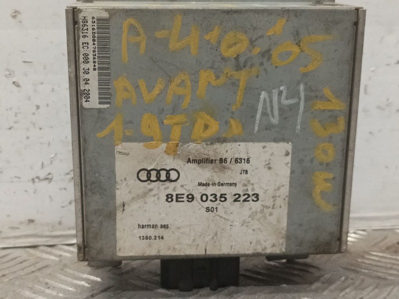 Recambio de centralita motor uce para audi a4 avant (8e) referencia OEM IAM 8E9035223  