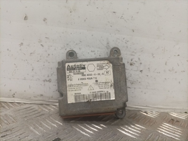 Recambio de centralita airbag para peugeot 206 berlina xs referencia OEM IAM 600237000 9644903280 
