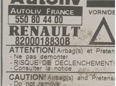 Recambio de centralita airbag para renault laguna (b56) 1.8 cat referencia OEM IAM 550804400 8200018830B  2