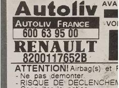 Recambio de centralita airbag para renault scenic (ja..) 1.6 referencia OEM IAM 600639500 8200117652B  2
