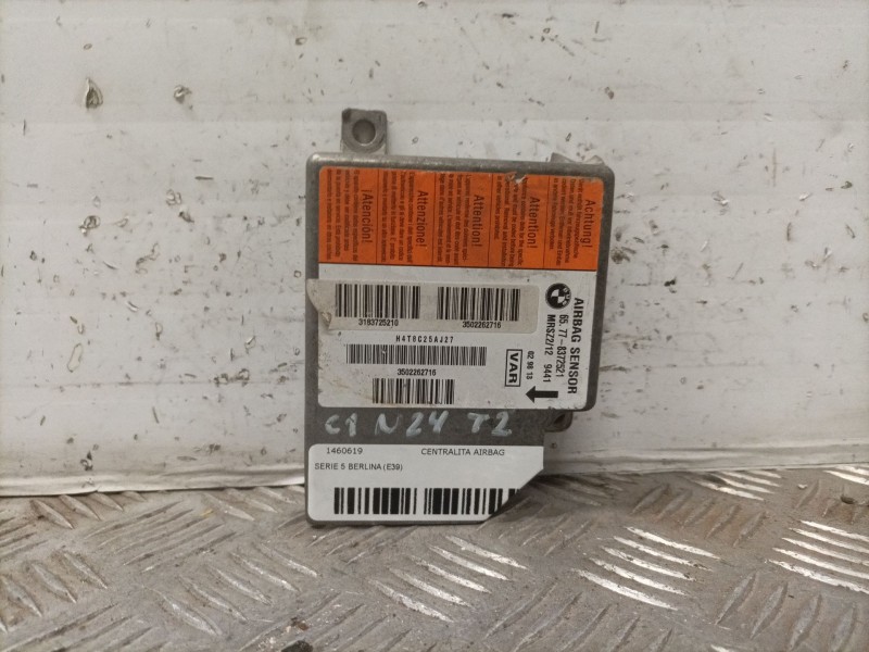 Recambio de centralita airbag para bmw serie 5 berlina (e39) 525td referencia OEM IAM 65778372521 NRSZ2/129441  Recambio de centralita airbag para bmw serie 5 berlina (e39) 525td referencia OEM IAM 65778372521 NRSZ2/129441