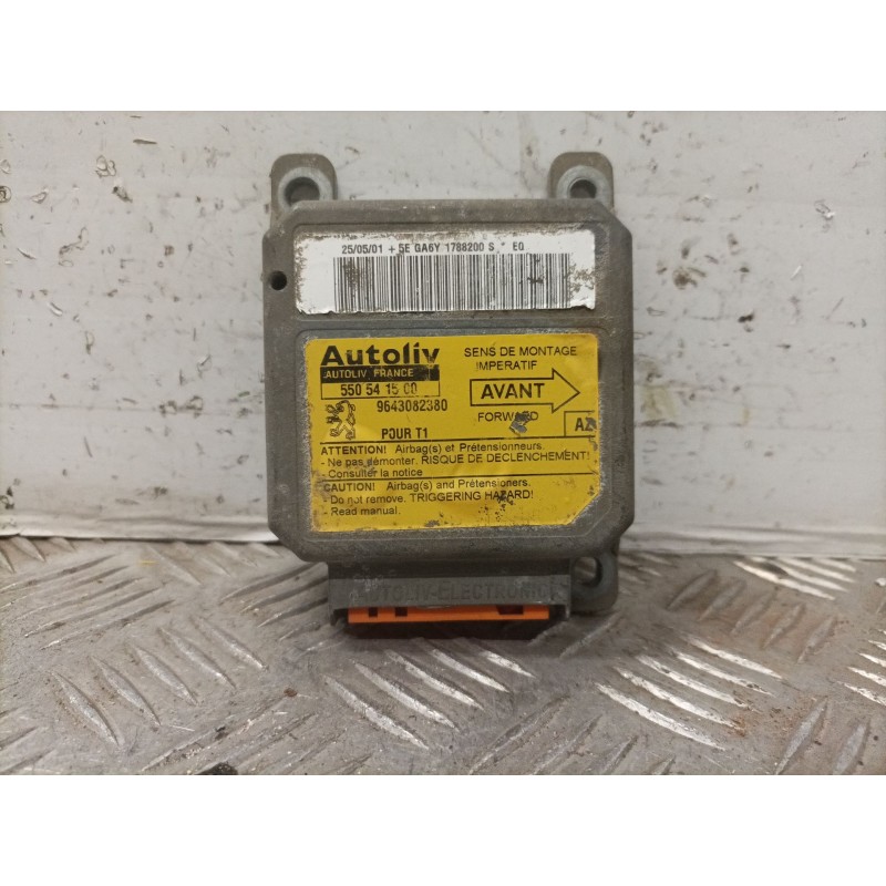 Recambio de centralita airbag para peugeot 206 berlina 1.9 diesel referencia OEM IAM 550541500 9643082380 