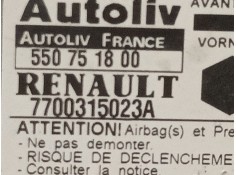 Recambio de centralita airbag para renault kangoo (f/kc0) 1.9 diesel referencia OEM IAM 550751800 7700315023A  2