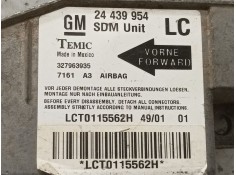 Recambio de centralita airbag para opel corsa c sri referencia OEM IAM 24439954 327963935 LCT0115562H 2