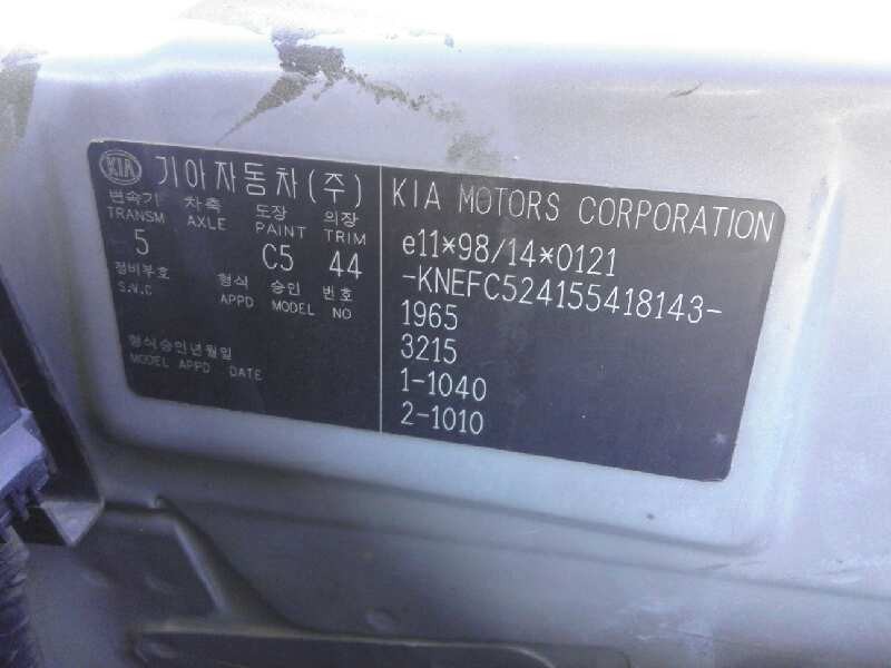 kia carens 2.0 turbodiesel cat   |   0.02 - 0.06 | 2002 - 2006 | 113 cv / 83 kw del año 2002