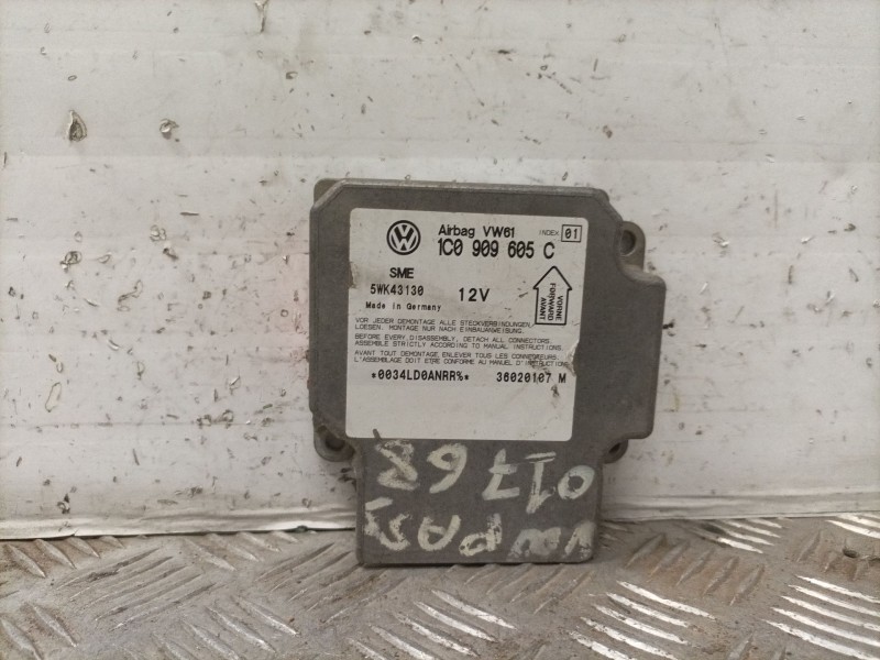 Recambio de centralita airbag para volkswagen passat berlina (3b3) trendline referencia OEM IAM 1C0909605C 5WK43130 