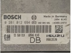 Recambio de centralita motor uce para opel astra h ber. 1.7 16v cdti referencia OEM IAM 0281012694 55560810  2