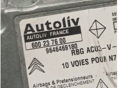 Recambio de centralita airbag para citroen xsara berlina 1.9 diesel referencia OEM IAM 9646469180 600237600  2