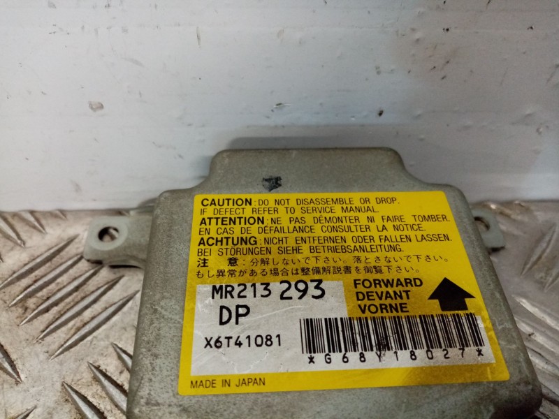 Recambio de centralita airbag para mitsubishi galant familiar (ea0) referencia OEM IAM MR213293  