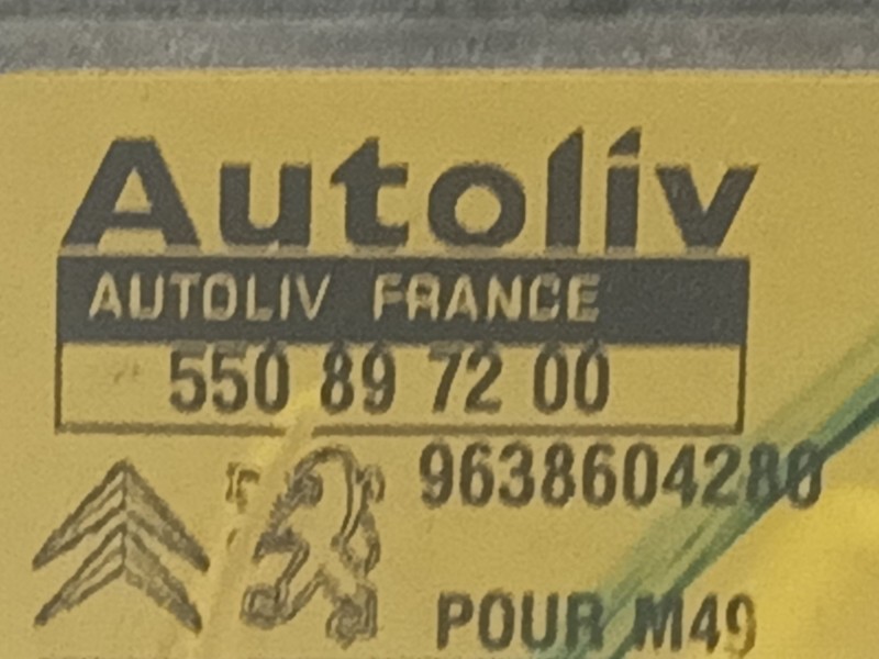 Recambio de centralita airbag para peugeot partner (s1) 1.9 diesel referencia OEM IAM 9638604280 550897200 