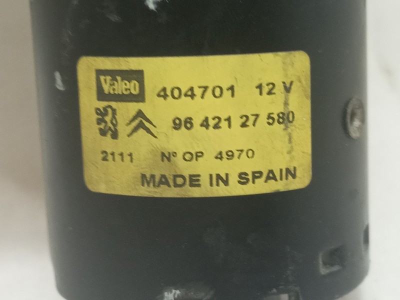 Recambio de motor limpia delantero para peugeot partner (s1) 1.9 diesel referencia OEM IAM 9642127580  