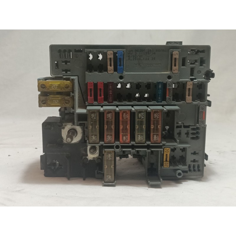 Recambio de caja reles / fusibles para peugeot partner (s1) 1.9 diesel referencia OEM IAM 96280244  