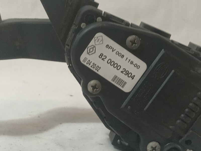Recambio de potenciometro pedal para renault laguna ii (bg0) 1.9 dci diesel referencia OEM IAM 8200002904  