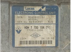 Recambio de centralita motor uce para renault kangoo (f/kc0) 1.9 diesel referencia OEM IAM 7700111206 R04080012J  2