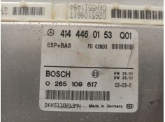 Recambio de centralita abs para mercedes vaneo (w414) furgoneta compacta referencia OEM IAM 4144460153 0265109617  2