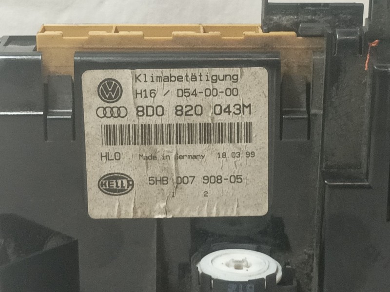 Recambio de mando calefaccion / aire acondicionado para bmw serie 3 berlina (e36) 318i referencia OEM IAM 8D0820043M  