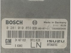 Recambio de centralita motor uce para opel astra g berlina 1.7 16v cdti cat (z 17 dtl / lrb) referencia OEM IAM 0281010859   2
