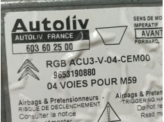 Recambio de centralita airbag para citroen berlingo 1.9 diesel referencia OEM IAM 603602500 9653190880  2