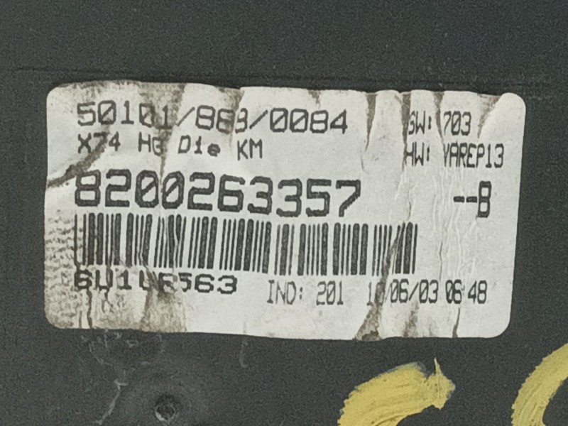 Recambio de cuadro instrumentos para renault laguna ii (bg0) privilege referencia OEM IAM 8200263357B  