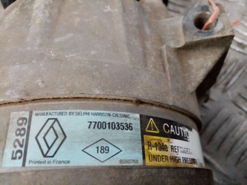 Recambio de compresor aire acondicionado para renault megane classic rn 1.4e referencia OEM IAM 7700103536  