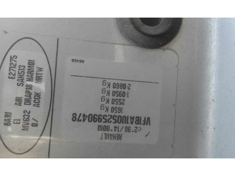 renault megane i fase 2 berlina (ba0) 1.9 dti century   |   10.00 - 12.02 | 2000 - 2002 | 80 cv / 59 kw del año 2000