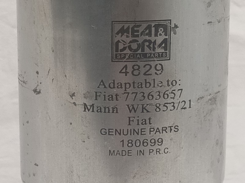 Recambio de filtro gasoil para fiat bravo (198) 1.9 8v jtd cat referencia OEM IAM 77363657  