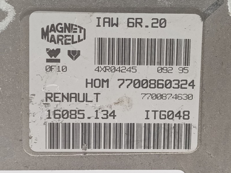 Recambio de centralita motor uce para renault twingo (co6) referencia OEM IAM IAW6R.20 7700860324 