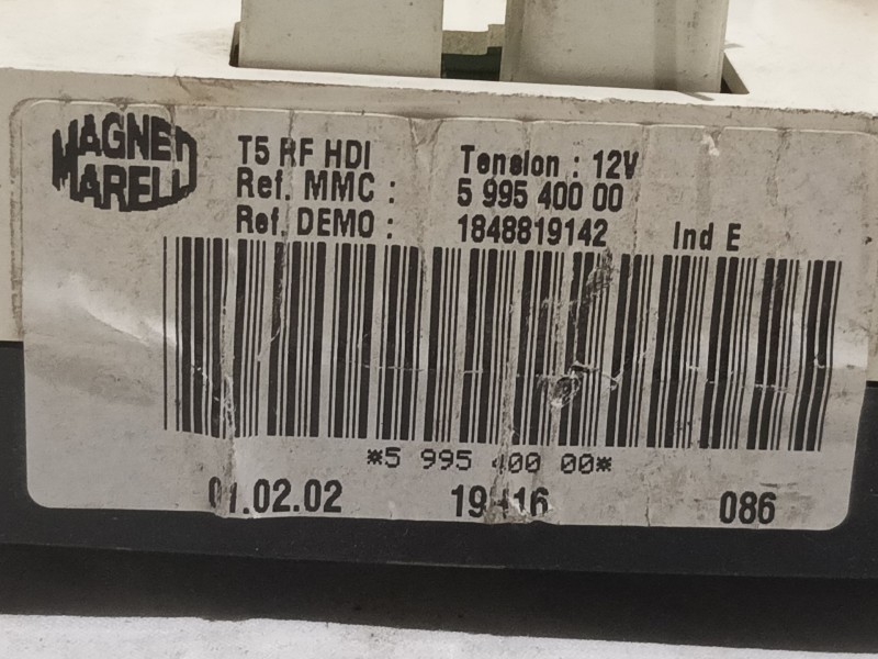 Recambio de mando calefaccion / aire acondicionado para peugeot 206 berlina x-line referencia OEM IAM 599540000  