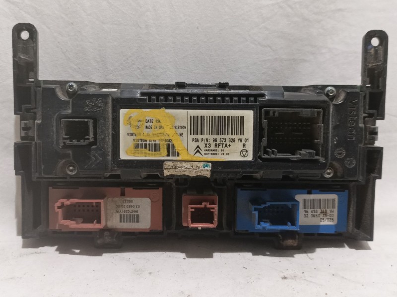 Recambio de mando climatizador para citroen c5 berlina referencia OEM IAM 96573328  
