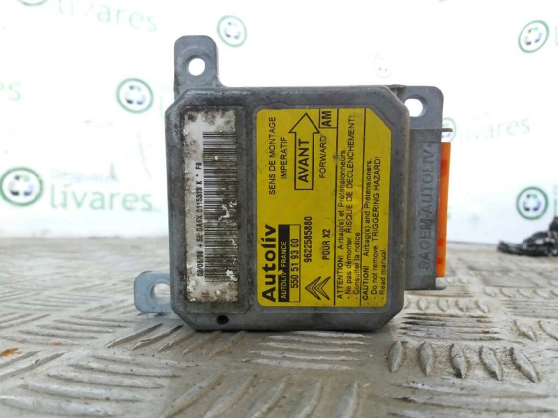 Recambio de centralita airbag para citroen xantia berlina 1.6 sx   |   12.97 - 12.00 | 1997 - 2000 | 88 cv / 65 kw referencia OE