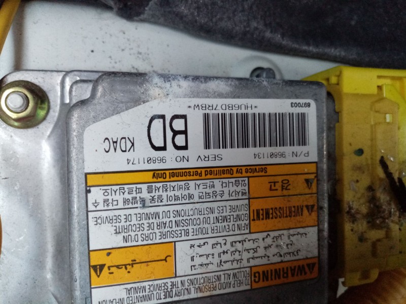 Recambio de centralita airbag para chevrolet matiz referencia OEM IAM 96801134 96801174 