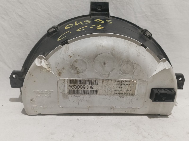 Recambio de cuadro instrumentos para citroen c3 1.4 hdi sx plus referencia OEM IAM P9652008280G  