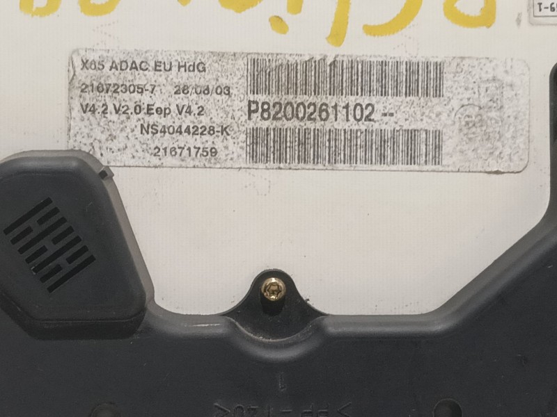 Recambio de cuadro instrumentos para renault clio ii fase ii (b/cb0) 1.2 referencia OEM IAM P8200261102  
