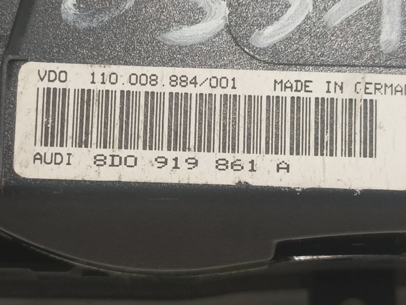 Recambio de cuadro instrumentos para audi a4 berlina (b5) 1.9 tdi referencia OEM IAM 8D0919861A 110008884001 