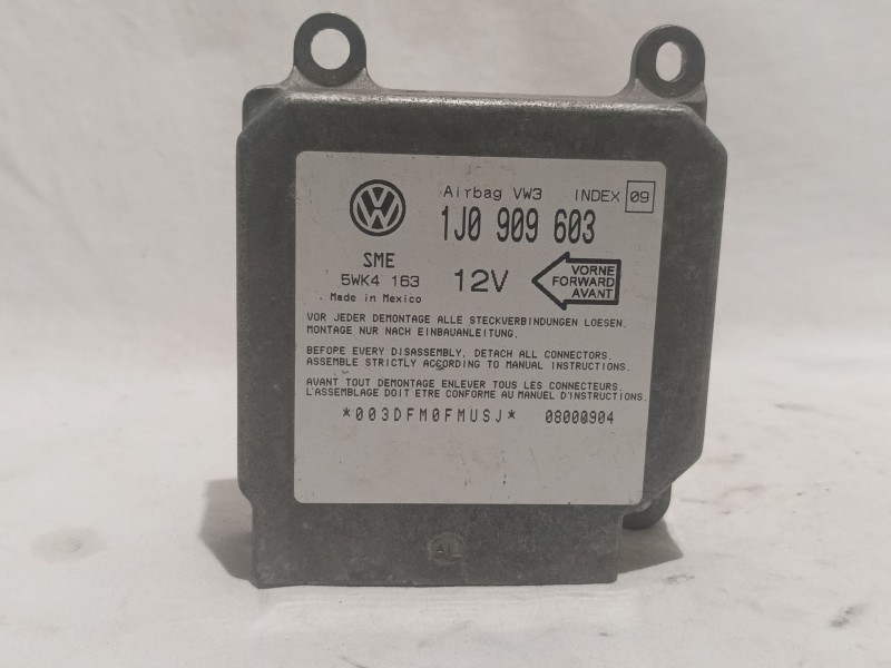 Recambio de centralita airbag para seat ibiza (6k1) stella referencia OEM IAM 1J0909603BR   Recambio de centralita airbag para seat ibiza (6k1) stella referencia OEM IAM 1J0909603BR