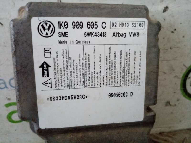 Recambio de centralita airbag para seat altea (5p1) stylance / style   |   03.04 - 12.10 | 2004 - 2010 | 105 cv / 77 kw referenc