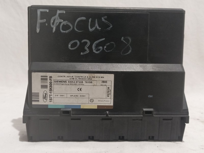 Recambio de modulo electronico para ford focus berlina (cak) trend referencia OEM IAM 5WK48730 1S7T15K600 