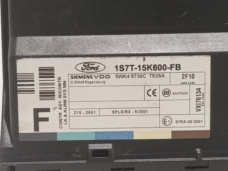 Recambio de modulo electronico para ford focus berlina (cak) trend referencia OEM IAM 5WK48730C 1S7T15K600FB 