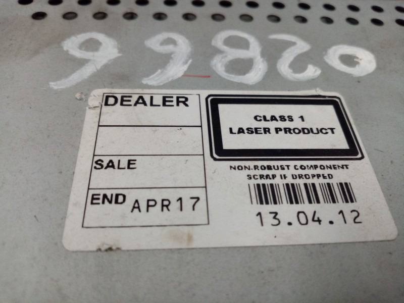 Recambio de sistema dvd para ford fiesta (cb1) trend referencia OEM IAM AA6T18C18C815DG Z035376 