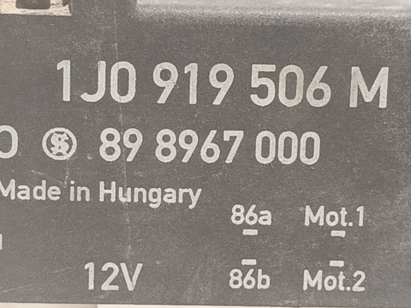 Recambio de caja precalentamiento para volkswagen polo (9n1) trendline referencia OEM IAM 898967000 1J0919506M 