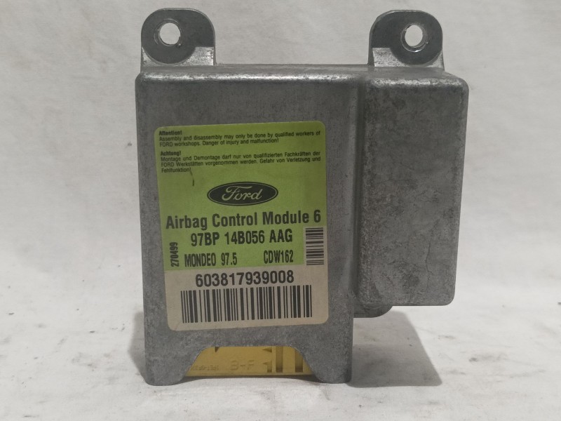 Recambio de centralita airbag para ford mondeo familiar (gd) referencia OEM IAM 603817939008 97BP14B056 