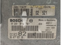 Recambio de centralita motor uce para peugeot 206 berlina 1.4 hdi referencia OEM IAM 9747785780 0281010707  2