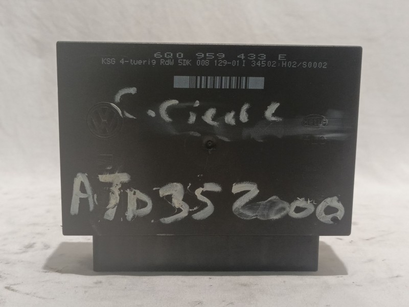 Recambio de centralita cierre para seat ibiza (6l1) stella referencia OEM IAM 6Q0959433E  